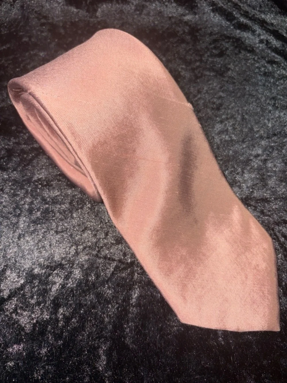 The Sovereign Tailored by Barry Silk Necktie One Size Dusty Rose Classic Vintage